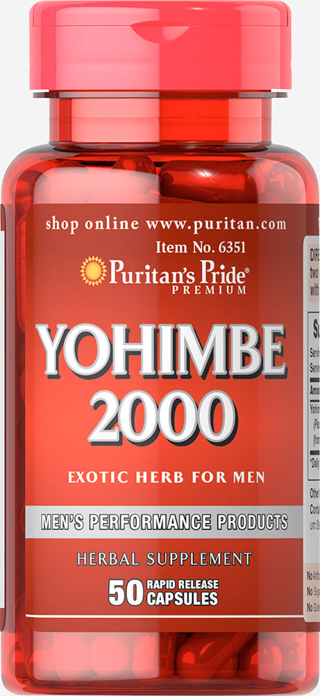 Yohimbe 2000 Johimbina  50kaps. Puritan's Pride
