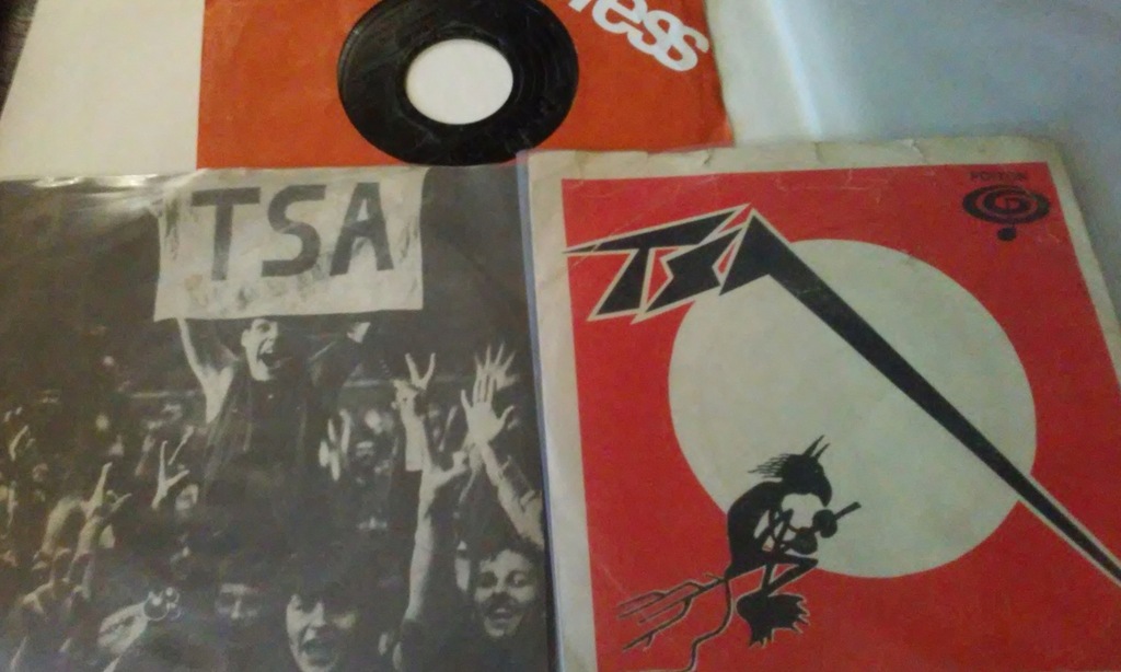 TSA - 3 PIERWSZE SINGLE LP 7'' NOCNY SABAT MASS...