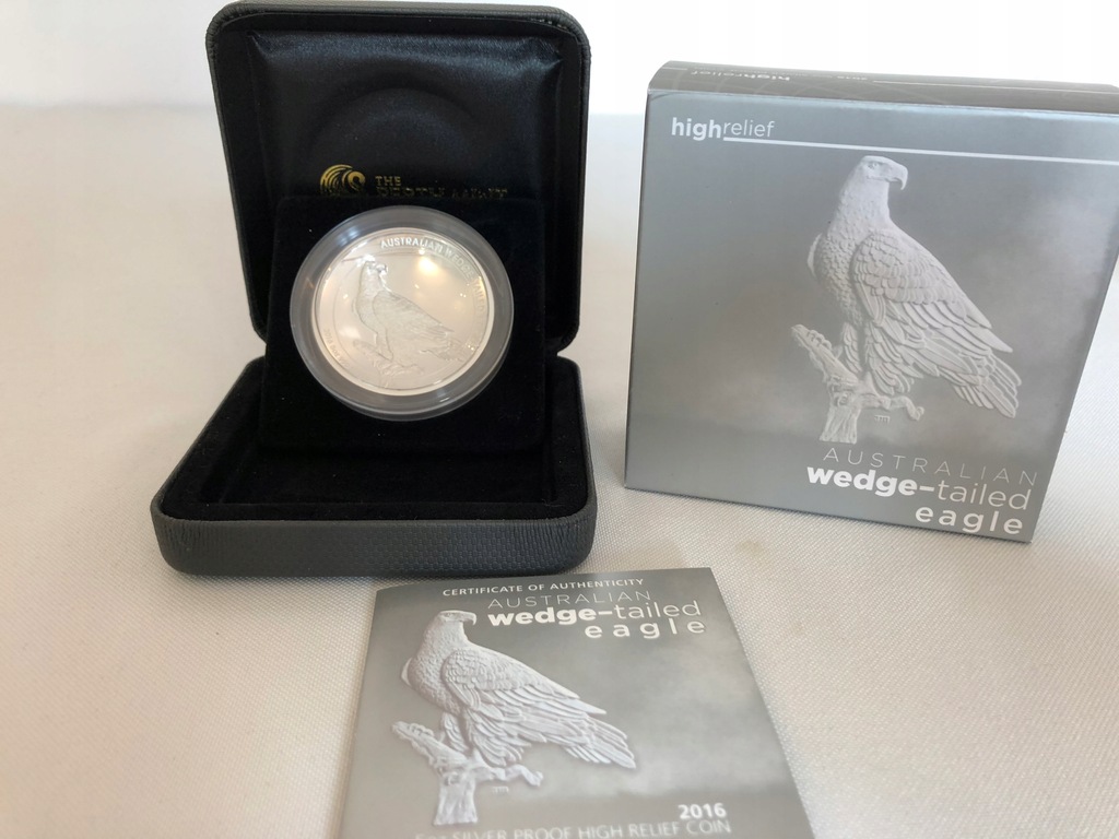 Orzeł Wedge-Tailed Eagle High Relief 2016 5 oz