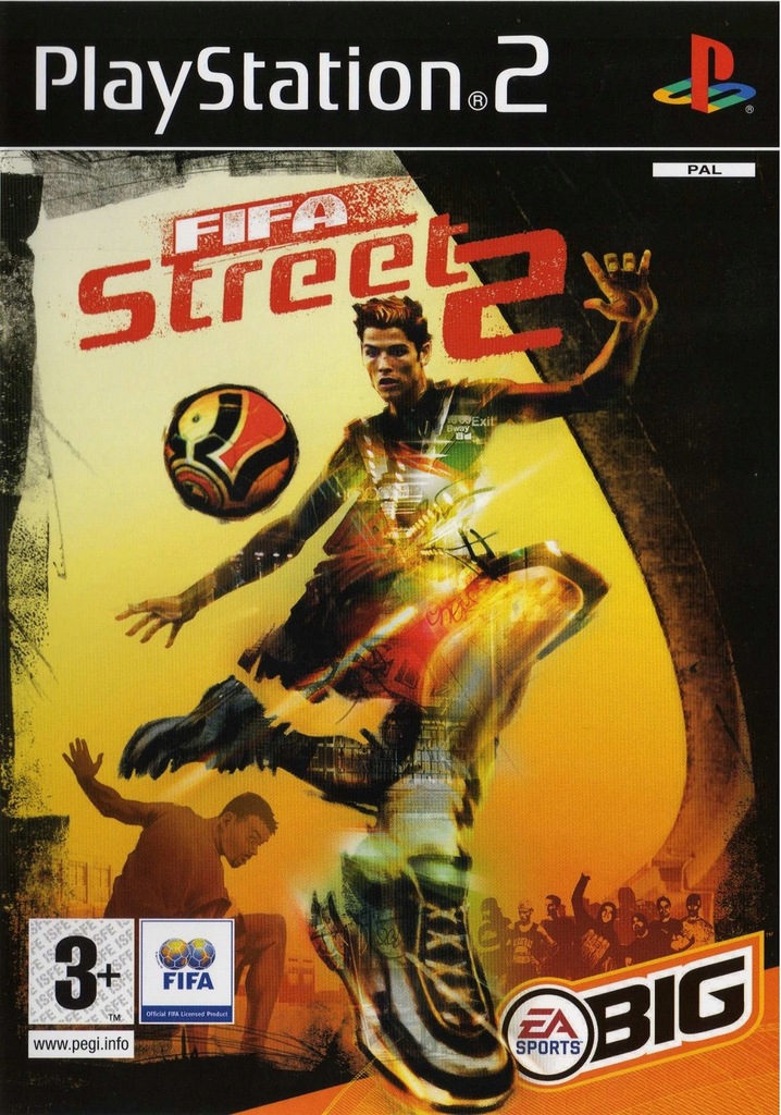 FIFA STREET 2 GRA PS2 PIŁKA NOŻNA ULICZNA TRIKI