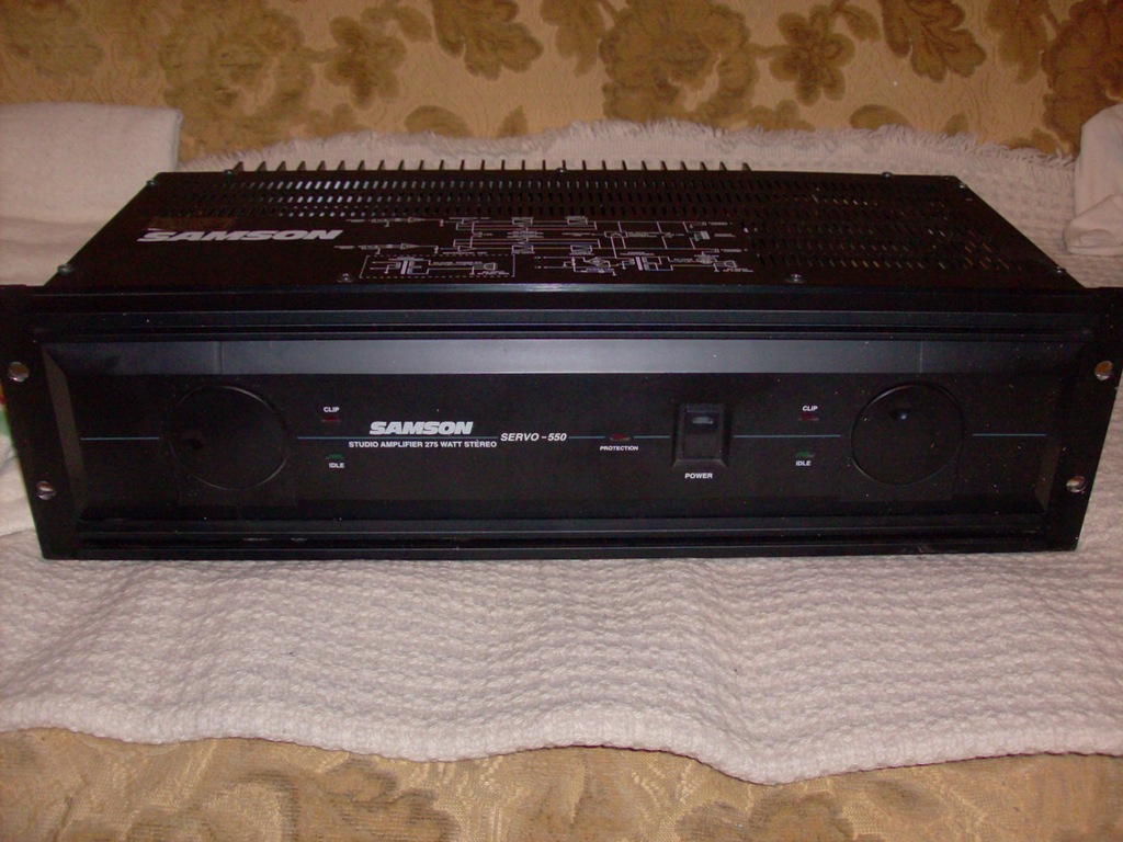 wzmacniacz SAMSON servo 550 watt