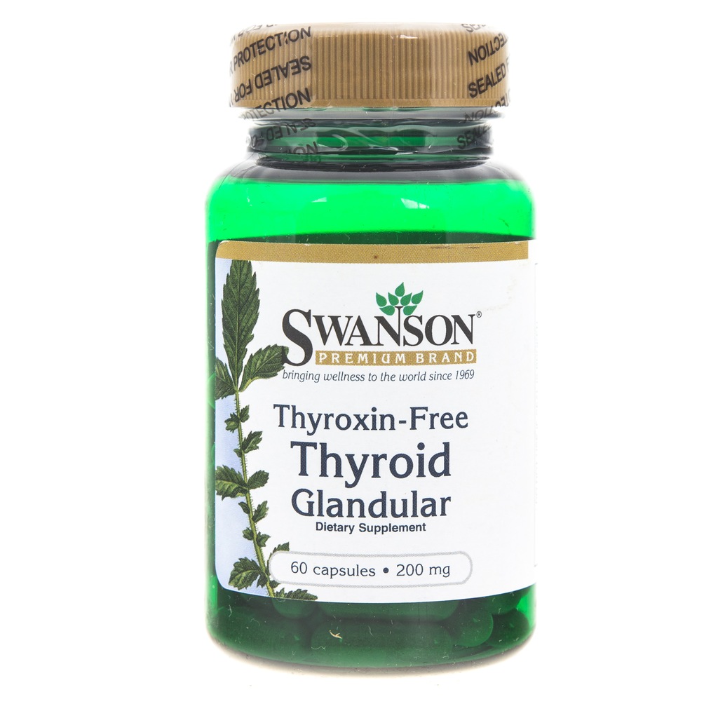 Swanson THYROID GLANDULAR bydlęce tkanki tarczycy 6965465937