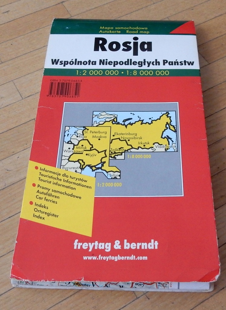 ROSJA WSPÓLNOTA NIEPODLEGŁYCH PAŃSTW MAPA SAMOCHOD