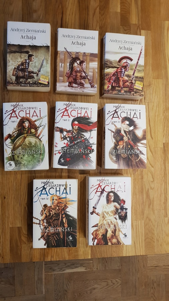 CAŁY CYKL. Achaja 1-3+ Pomnik Cesarzowej Achai 1-5