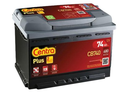 AKUMULATOR CENTRA PLUS 74AH 680A BIAŁYSTOK AMPER