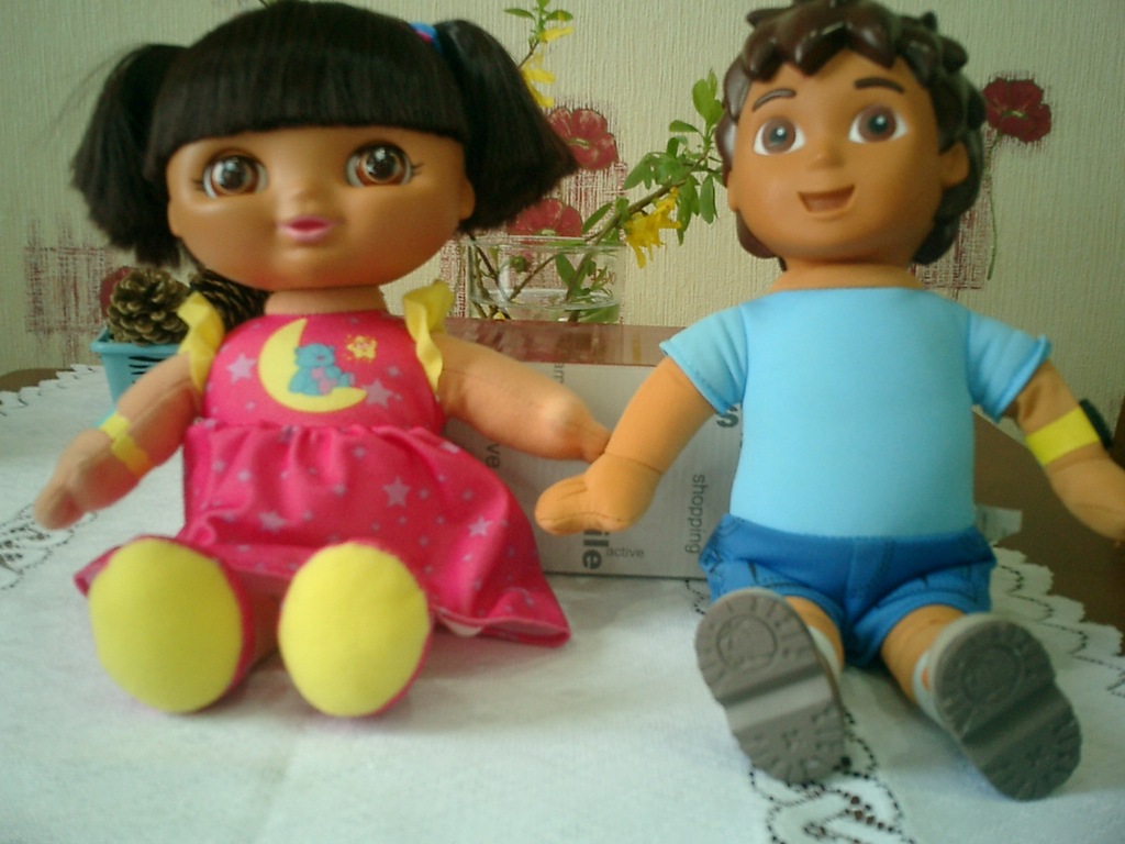 Lalka DORA i DIEGO interaktywne MATTEL