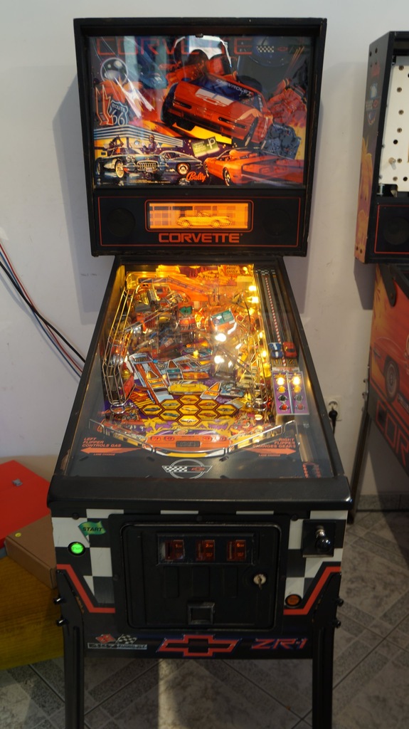 (FLIPPER, PINBALL) CORVETTE JAK NOWY Z 1994 r