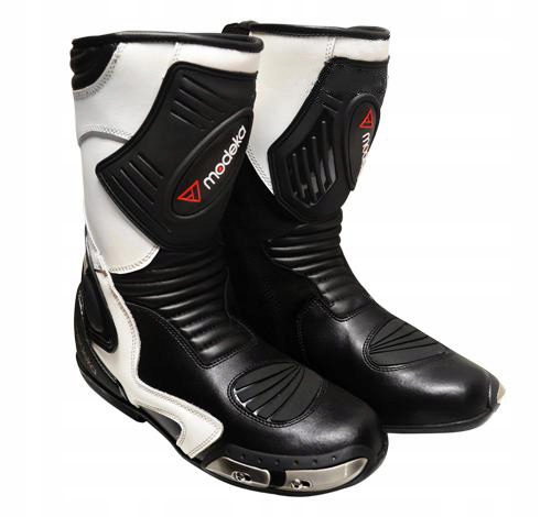 Buty motocyklowe MODEKA DONINGTON 2 czarno-białe