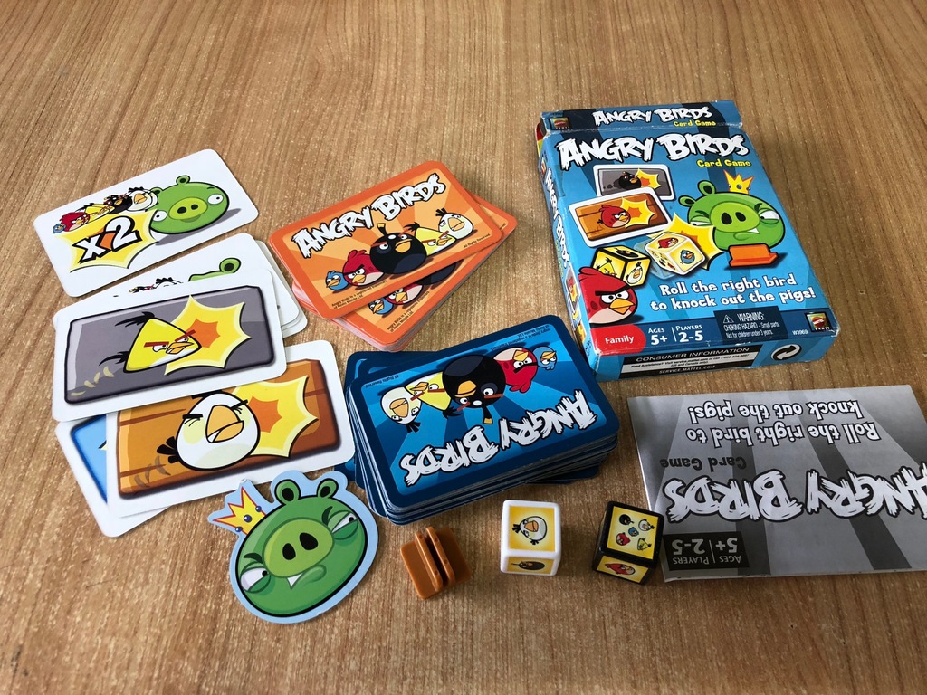 Gra karciana UNO ANGRY BIRDS ekstra komplet MATTEL