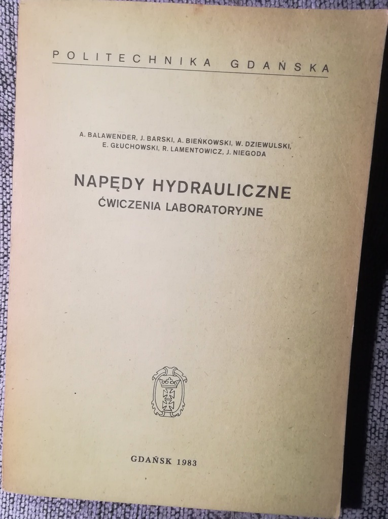 Napędy hydrauliczne ćwiczenia laboratoryjne Gdańsk