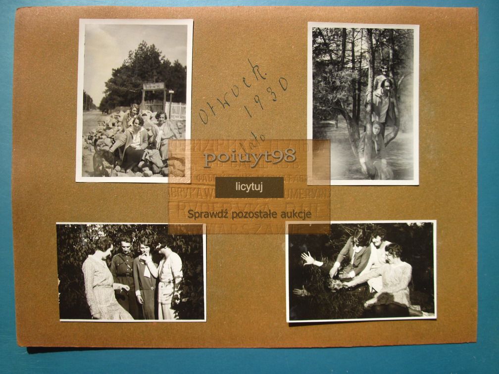 OTWOCK - KARTA Z ALBUMU - 7 ZDJĘĆ - 1930