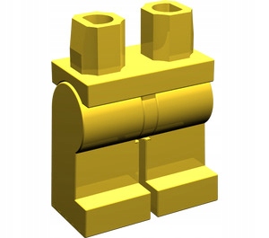 LEGO 970c00 NOGI SPODNIE ŻÓŁTE