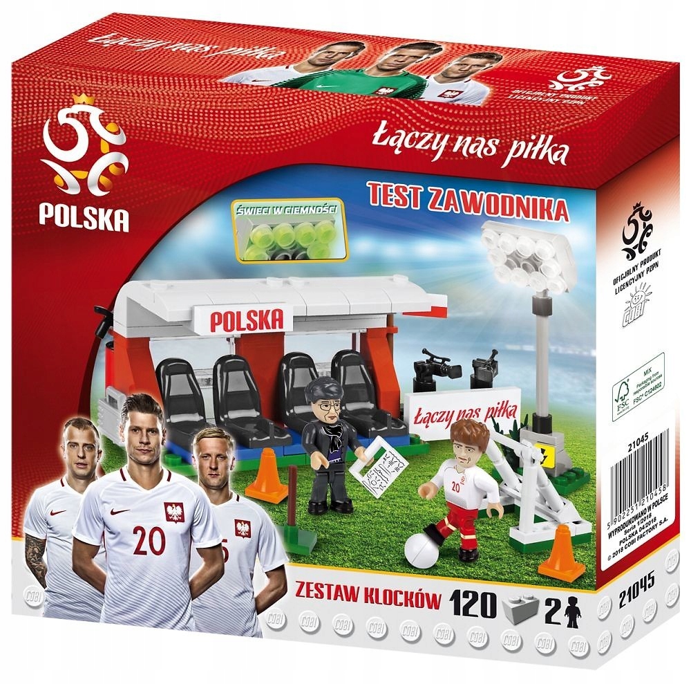 COBI TEST ZAWODNIKA PIŁKARZE PZNP 21045