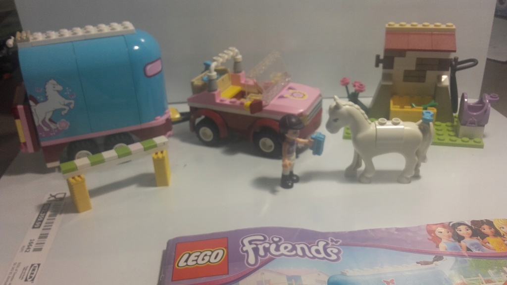 klocki lego friends 3186 Przyczepa dla konia Emmy