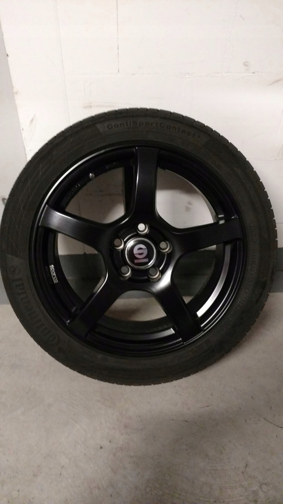 Koła - Felgi Sparco RTT Matt Black z oponami CONTI