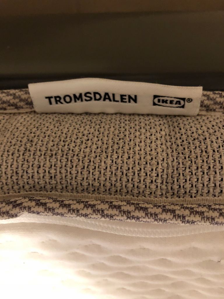 Ikea TROMSDALEN lateks, śr-twardy 140 x 200