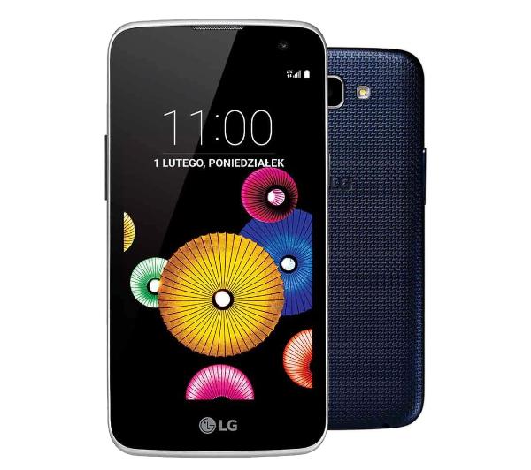 Smartfon LG K4 LTE (czarno-niebieski) 4.5 cala 8GB