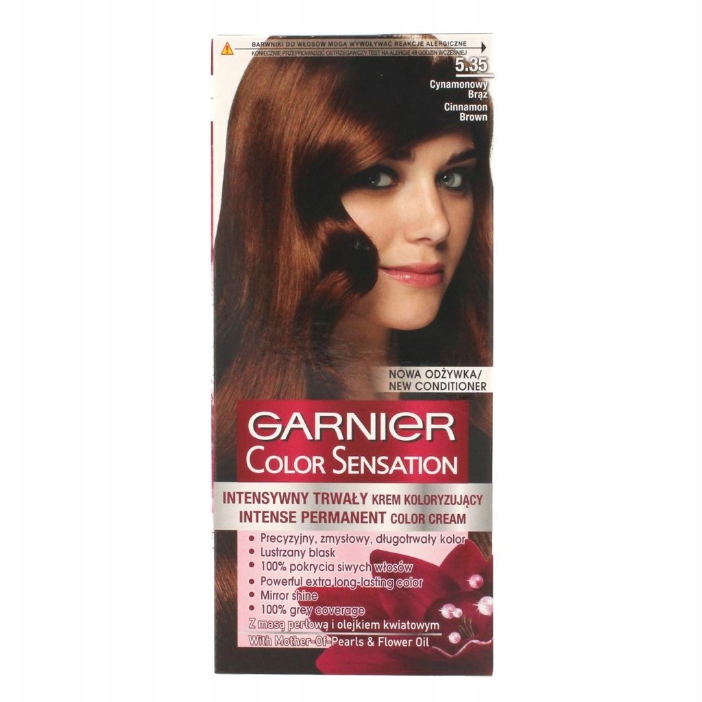 Garnier krem koloryzujący cynamonowy brąz nr 5.35