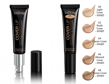 IsaDora COVER UP 2w1  / 62 NUDE COVER