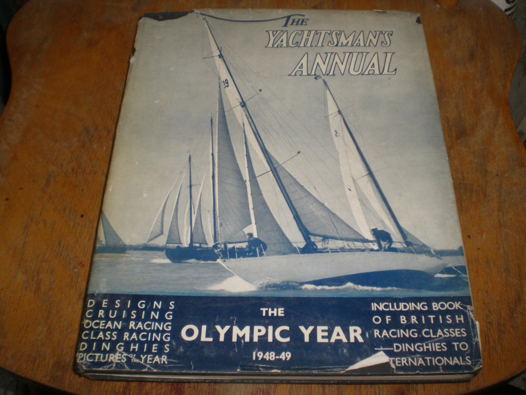 stara książka - Żeglarstwo - jachty 1948-49