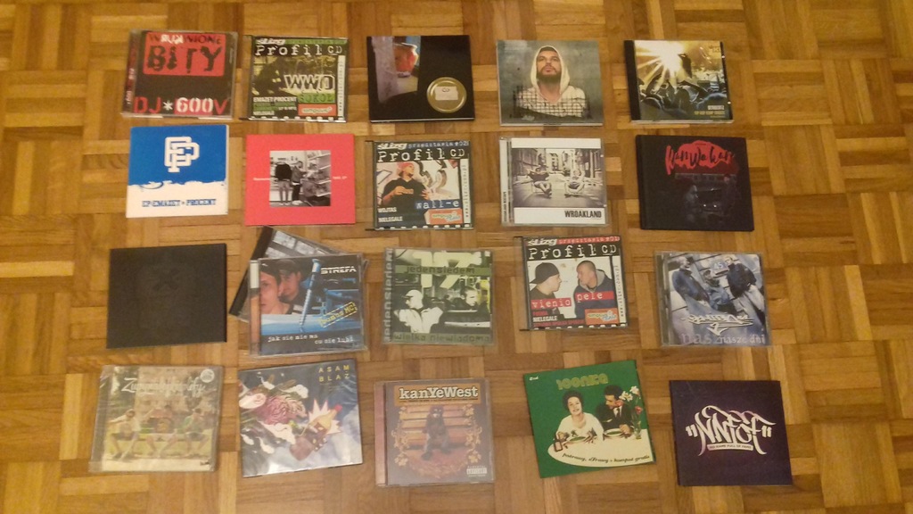 Zestaw płyt HIP HOP RAP CD !! jwp 600v tau enson