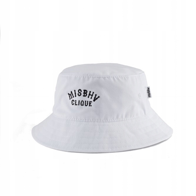 Biały kapelusz bucket hat Misbhv Clique Misbehave