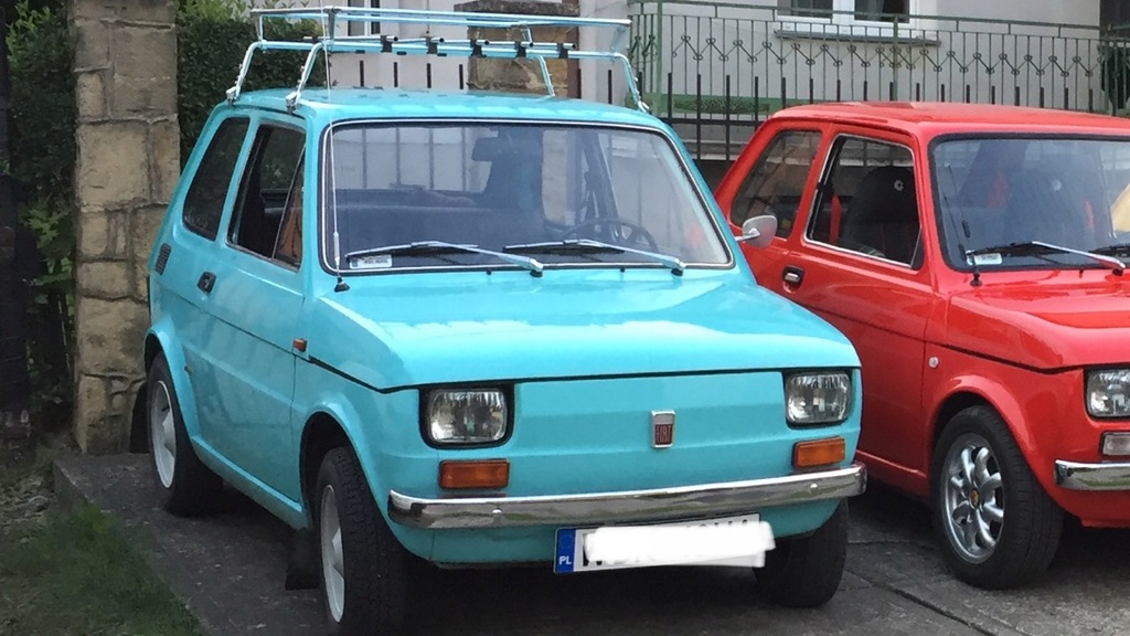 fiat 126p pierwsza seria 1977 -ROK