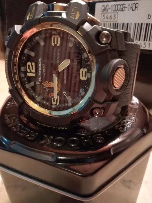 Casio g-shock GWG 1000GB 1ADR MUDMASTER GOLD BLACK