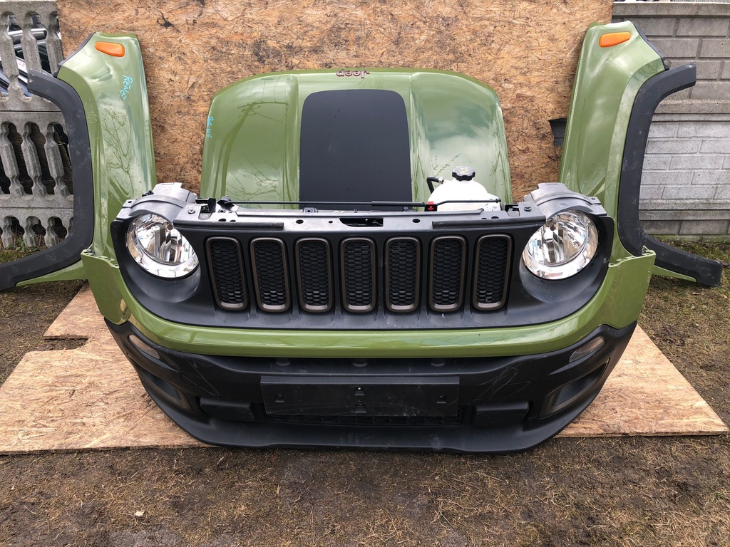 Jeep Renegade 17r Kpl. przód Maska zderzak Lampy