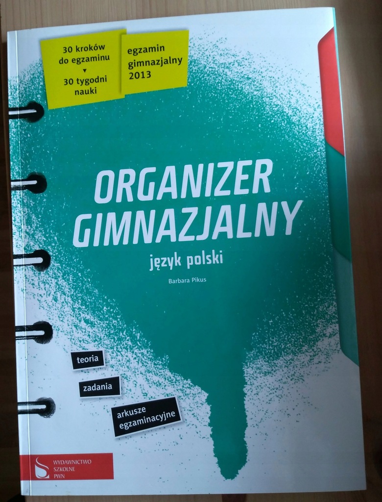 Organizer Gimnazjalny język polski PWN