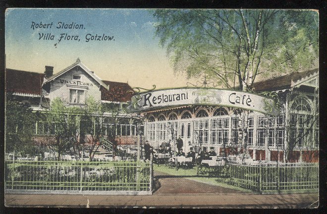 1919 SZCZECIN GOCŁAW, WILLA FLORA, RESTAURACJA