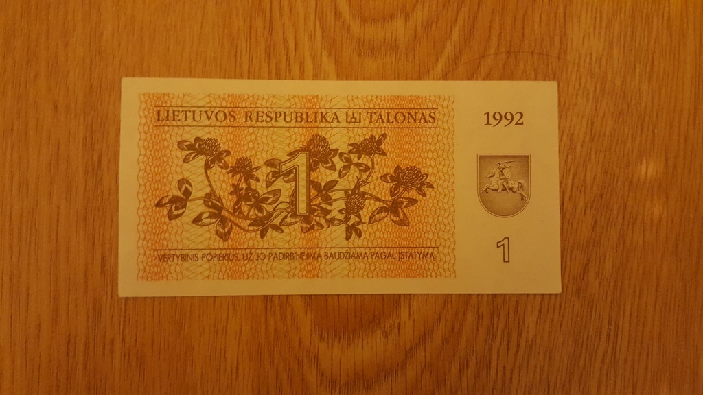 Litwa 1 kupon 1992