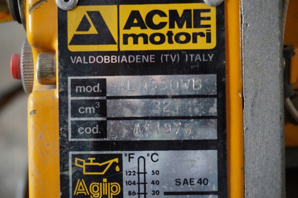 silnik acme motori ALN330WB uszkodzony