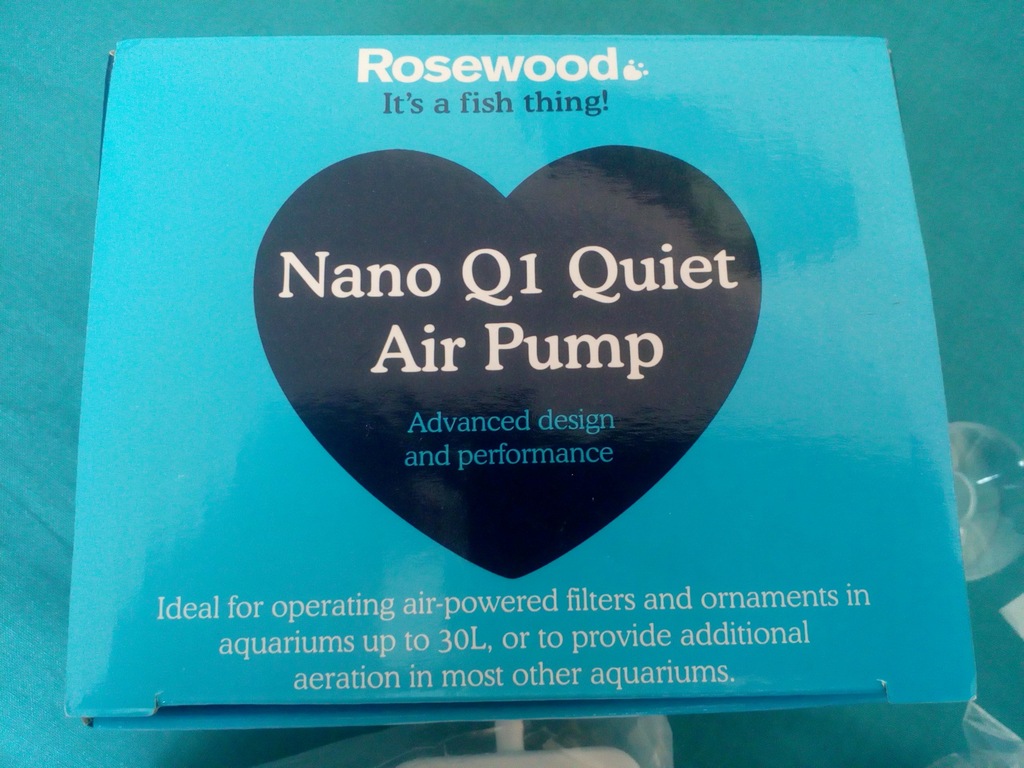 Rosewood NanoQ1 pompka napowietrzacz wody akwarium