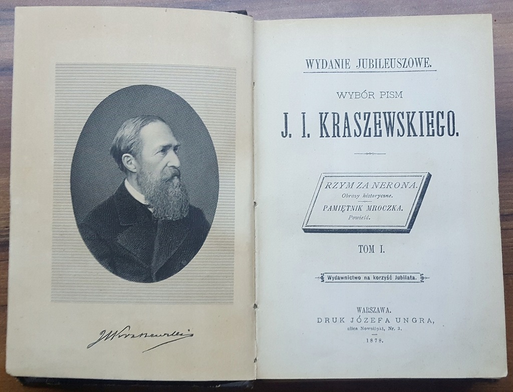 Kraszewski Rzym za Nerona Pamiętnik Mroczka 1878