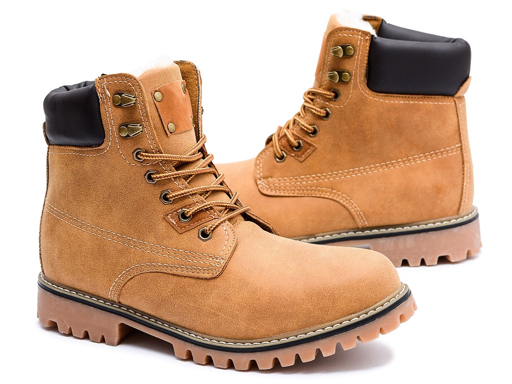 -20% TRAPERY MĘSKIE BUTY ZIMOWE CAMEL TIMBERY  46