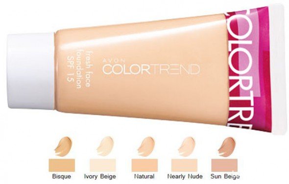 Avon Color Trend Podkład Moc Świeżości ivory beige