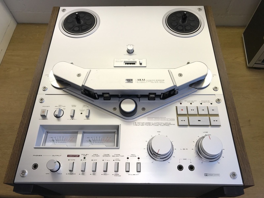 Akai GX-636 DB Magnetofon szpulowy auto reverse