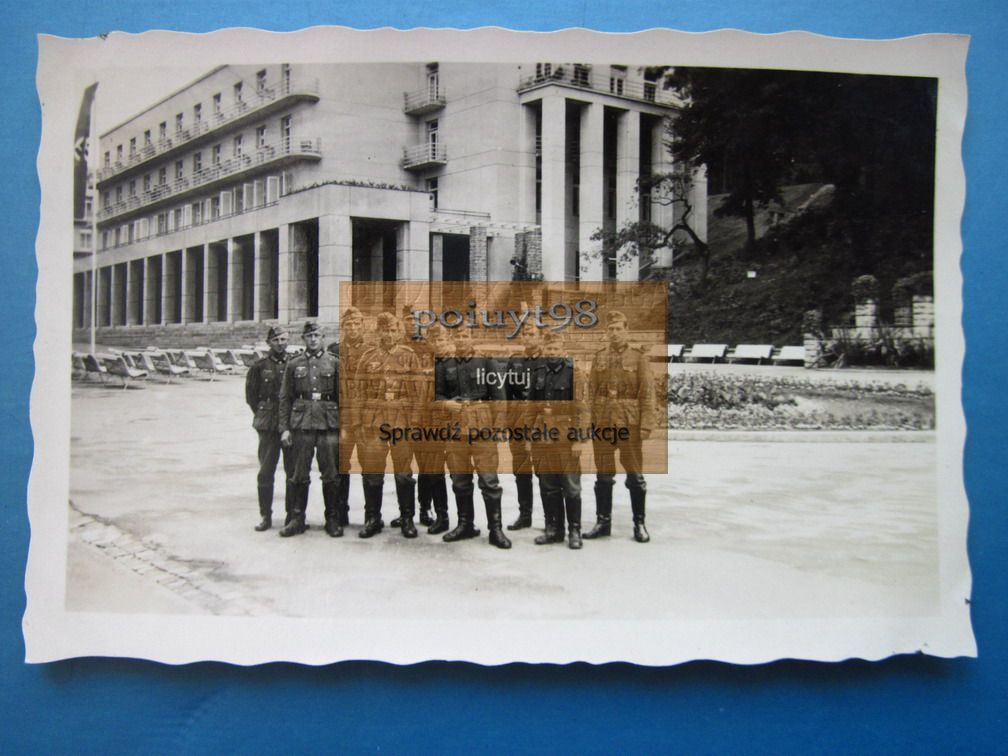 KRYNICA - DOM ZDROJOWY - FLAGA - WOJSKO - OK.1941