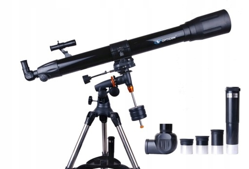 Teleskop OPTICON Constellation PRO 90F1000EQ Lunet