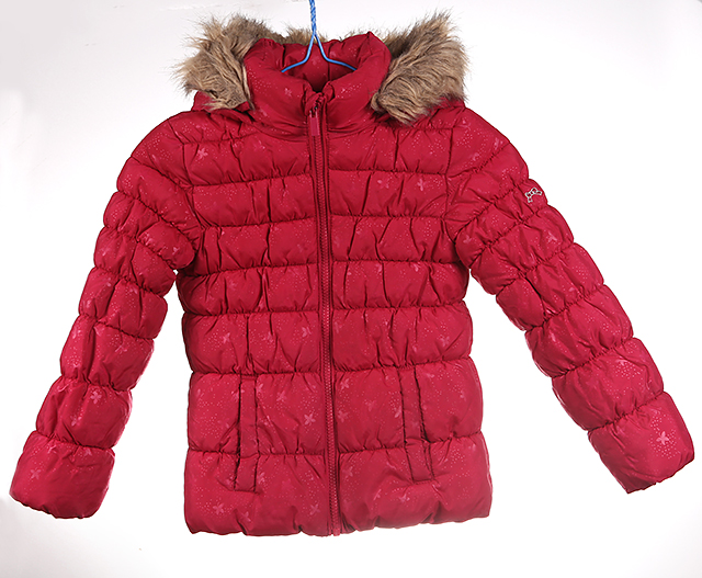 Palomino czerwona kurtka zimowa dziewczynka 122 cm