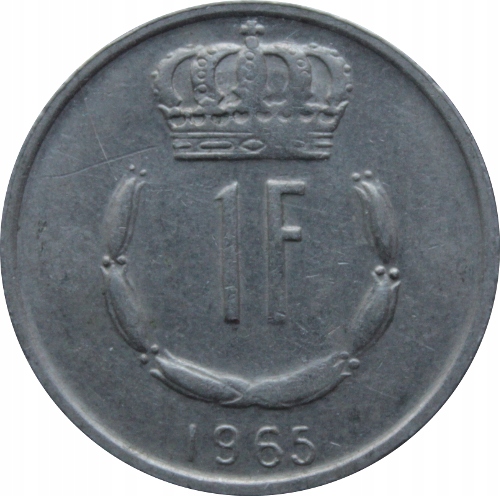 1 frank 1965 Luksemburg st.III
