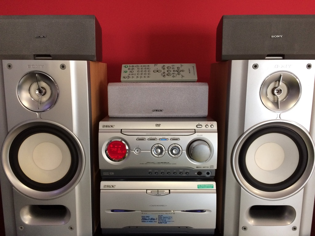 SONY MHC-WZ80 WIEŻA DVD MP3 PROLOGIC FLAGOWY MODEL