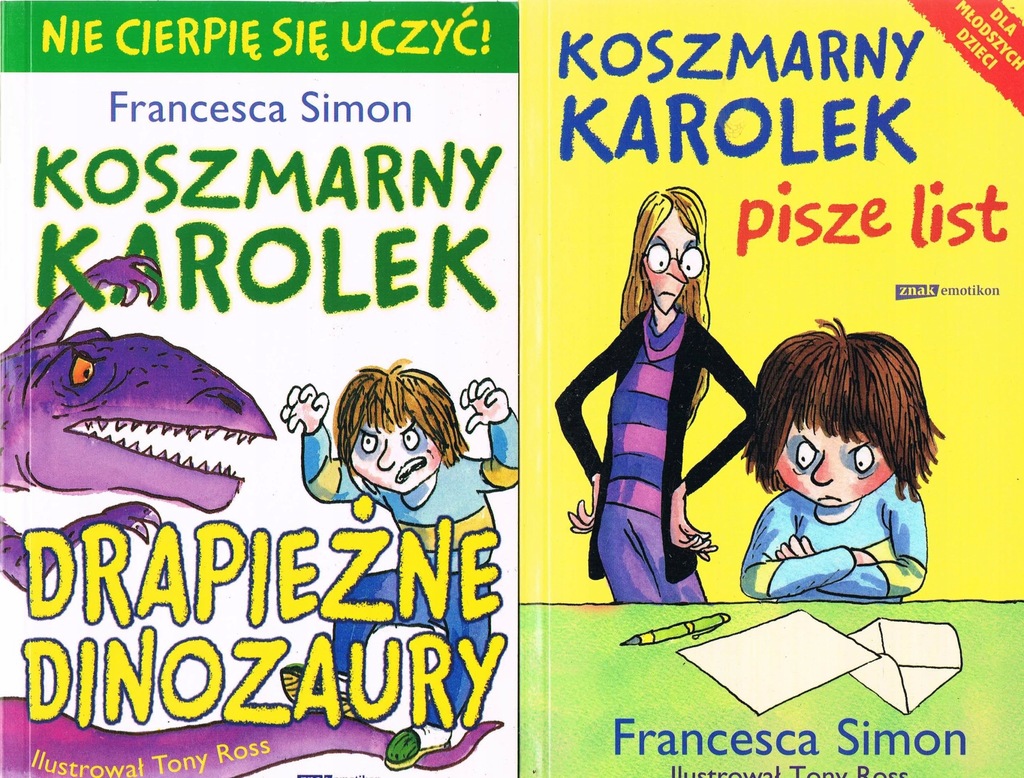 KOSZMARNY KAROLEK TRZY KSIĄŻKI