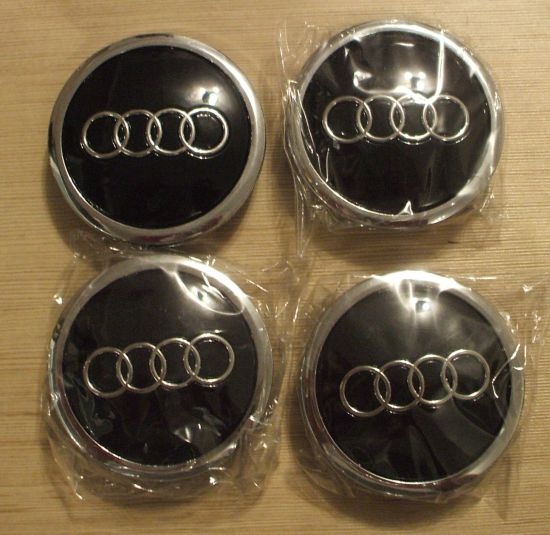 4szt. Dekielki Kapselki do Felg AUDI 70mm 55 mm