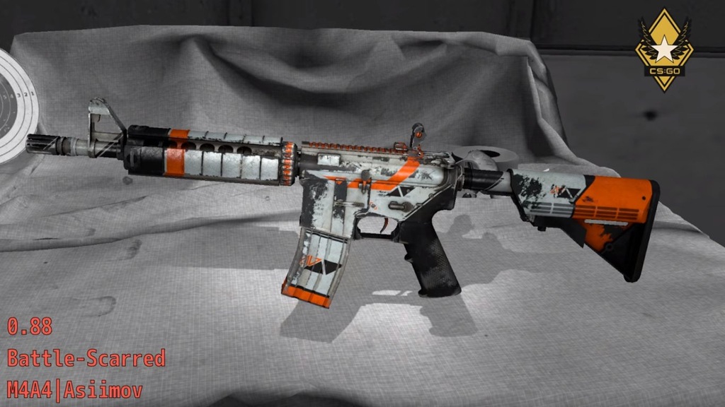 M4A4 (StatTrak) | Asiimov BS