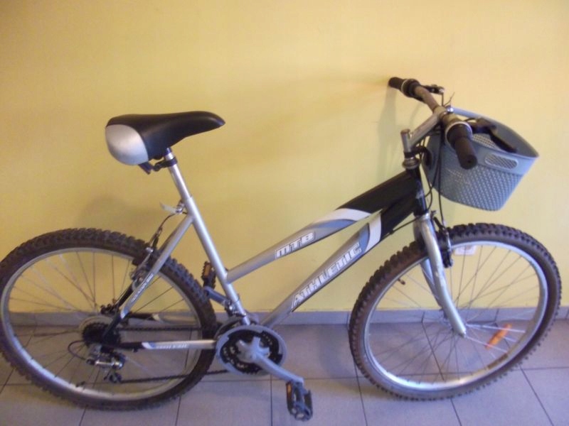 ROWER MTB ATHLETIC MOUNTAIN BIKE Z KOSZYKIEM TANI