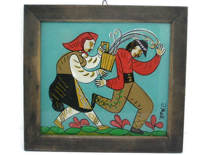 Cepelia 1983 rok Śmigus Dyngus obrazek piękny  !*