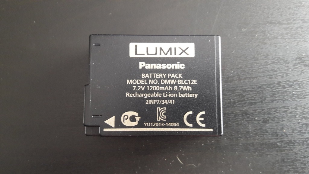 Oryginalny akumulator Panasonic Lumix DMW-BLC12E