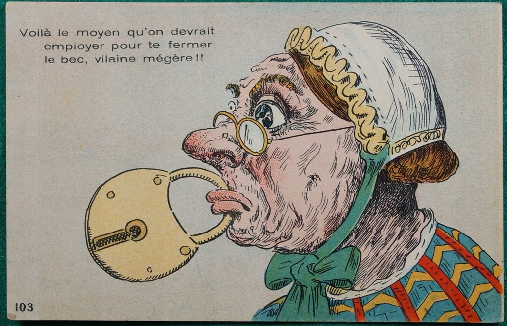 Buzia na kłódkę, milczenie
